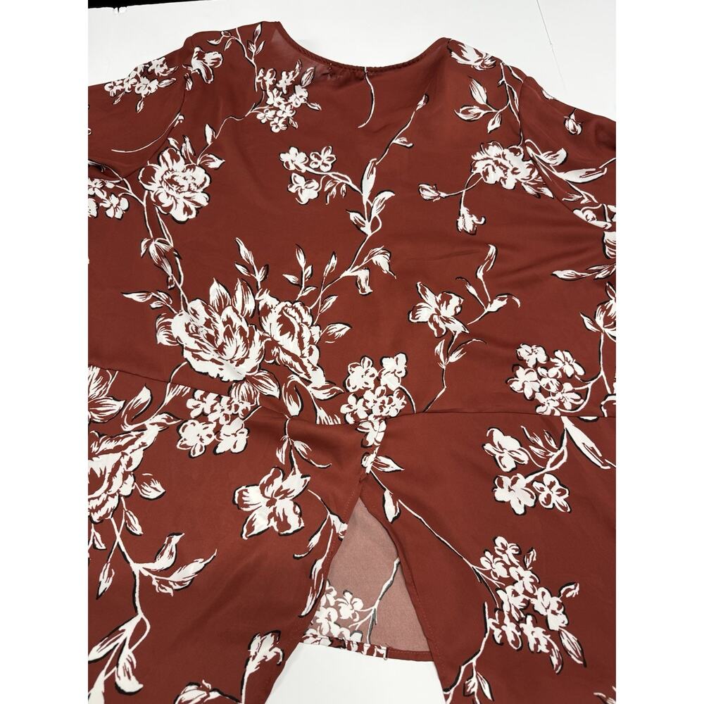 OPHELIA ROE ~ Plus 3X Floral Pullover Long Sleeve Shirt Top Blouse - Picture 8 of 8